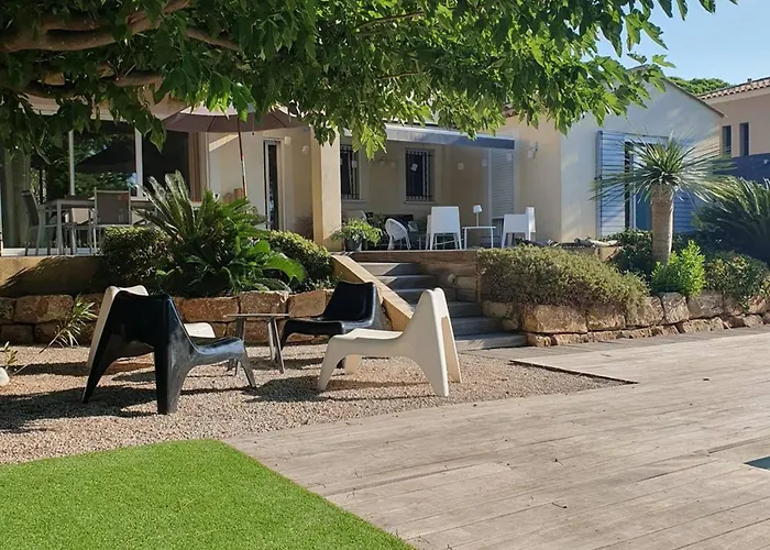 Contemporaine A Sainte-maxime, Piscine, Proche Plage, 8 Pers., 4 Etoiles - Fr-1-768-36 Sainte-Maxime